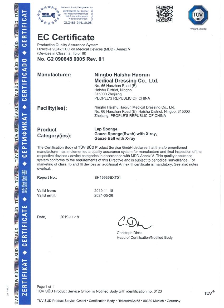 Haorun Medical Menyambut Baik Audit Resmi TÜV, Menetapkan Standar Tinggi Kualitas Ekspor Alat Kesehatan dengan Standar Internasional